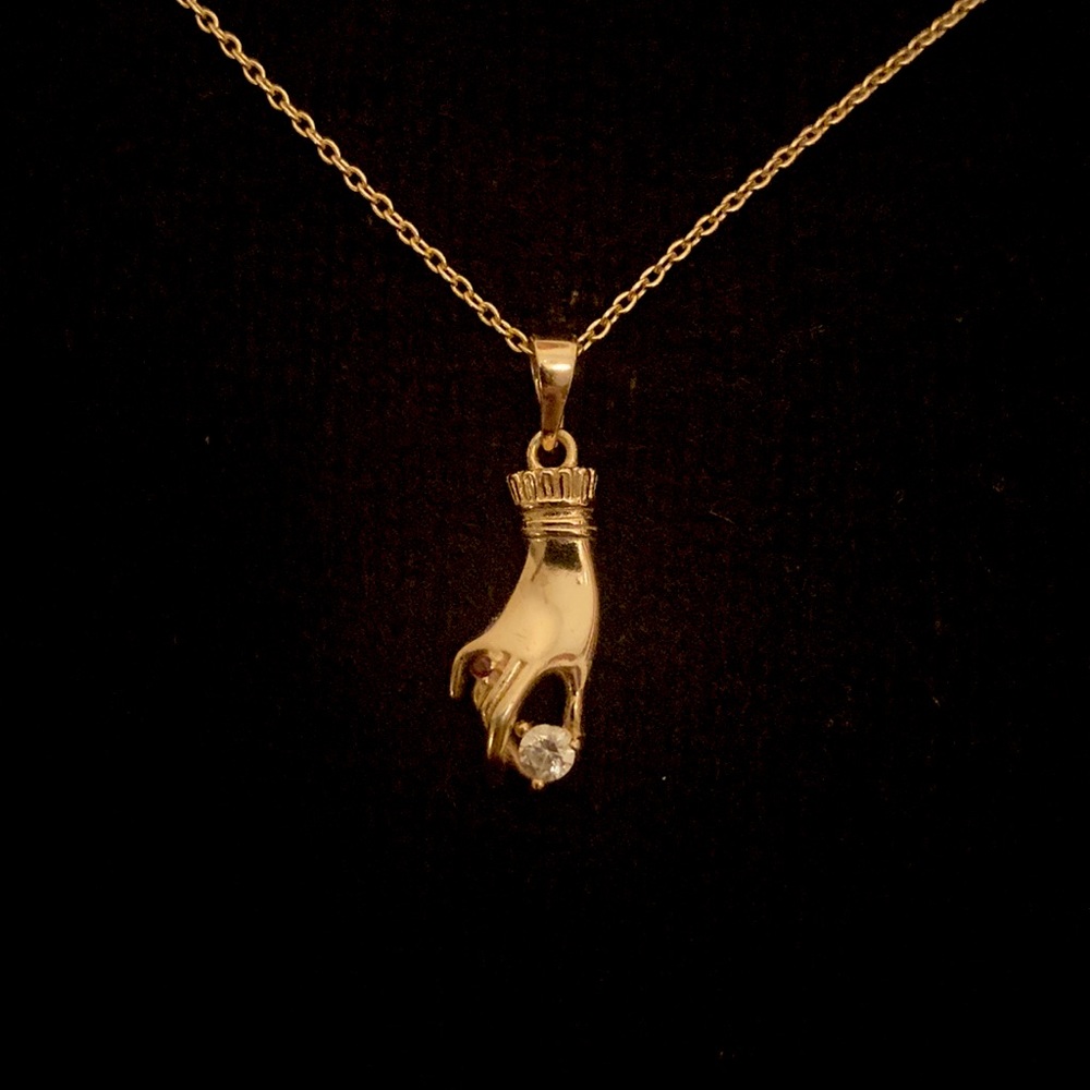 ✨Host Pick✨ Regal Rose Disembodied Hand Necklace